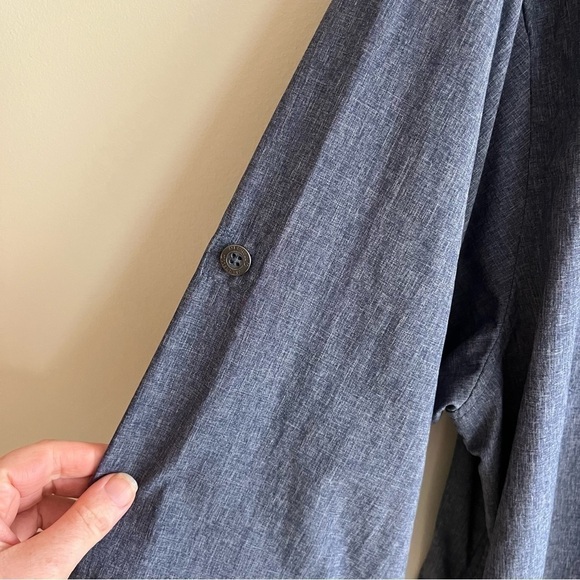 Merrell Mens Opti-Wick UPF 30+ Long Sleeve Button Up Outdoor Hiking Roll Tab - Picture 8 of 10